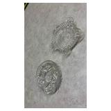 Mixed Crystal Cut Glass Serving Bowls Set