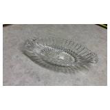Mixed Crystal Cut Glass Serving Bowls Set