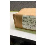 Mega Marbles Opal Slate Blue Glass Nuggets Box