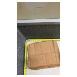 Mega Marbles Opal Slate Blue Glass Nuggets Box