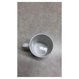 Set of 9 White Restaurant Coffee Mugs