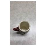 Hand-Painted Winter Scene Ceramic Beer Stein