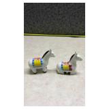 Decorative White Horse Salt and Pepper Shakers(SS)