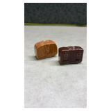 Ceramic Suitcase Salt and Pepper Shakers(SS)