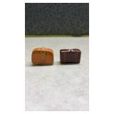 Ceramic Suitcase Salt and Pepper Shakers(SS)