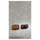 Ceramic Suitcase Salt and Pepper Shakers(SS)