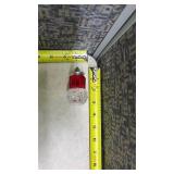 Canadian Red Glass Salt and Pepper Shakers(SS)