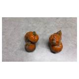 Thanksgiving Pumpkin Salt and Pepper Shakers(SS)