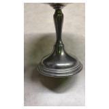 Weighted Pewter Compote Dish