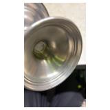 Weighted Pewter Compote Dish