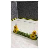 Sunflower Garden Set - Candle Topper and Frame
