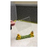 Sunflower Garden Set - Candle Topper and Frame