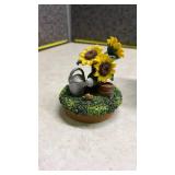 Sunflower Garden Set - Candle Topper and Frame