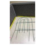 Green Metal Garden Border Fence Panel