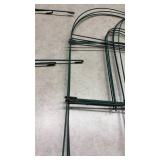 Green Metal Garden Border Fence Panel