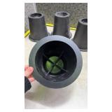 Set of 4 Black Furniture Risers