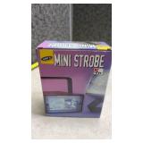 Mini Strobe Light With Variable Speed Flash And Mounting Bracket / Tilt Stand