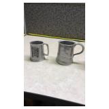 Pewter Tankard Set with Alphabet Design