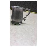 Pewter Tankard Set with Alphabet Design