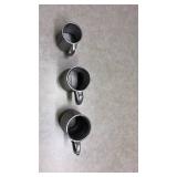 Pewter Tankard Set with Alphabet Design