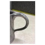 Pewter Tankard Set with Alphabet Design