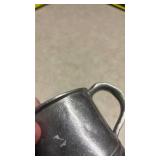 Pewter Tankard Set with Alphabet Design