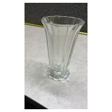 Clear Glass Vase Collection with Mixed Patterns