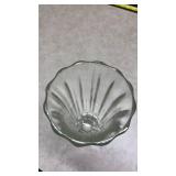 Clear Glass Vase Collection with Mixed Patterns