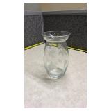 Clear Glass Vase Collection with Mixed Patterns
