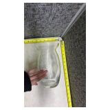 Clear Glass Vase Collection with Mixed Patterns