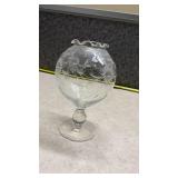 Clear Glass Vase Collection with Mixed Patterns