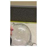 Clear Glass Vase Collection with Mixed Patterns