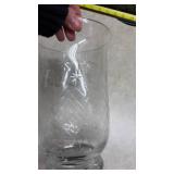 Clear Glass Vase Collection with Mixed Patterns