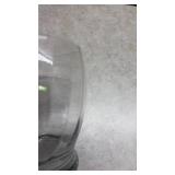 Clear Glass Vase Collection with Mixed Patterns