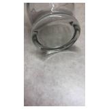 Clear Glass Vase Collection with Mixed Patterns