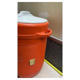 Rubbermaid Gott Orange Water Cooler