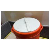 Rubbermaid Gott Orange Water Cooler