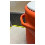 Rubbermaid Gott Orange Water Cooler