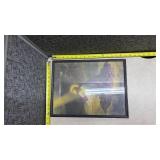 Religious Art Print in Black Frame