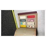 2 Burgundy Match Cover Collection Album