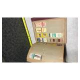 2 Burgundy Match Cover Collection Album