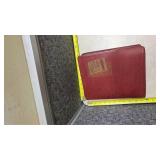 2 Burgundy Match Cover Collection Album