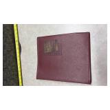 2 Burgundy Match Cover Collection Album