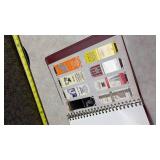 2 Burgundy Match Cover Collection Album