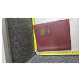 2 Burgundy Match Cover Collection Album