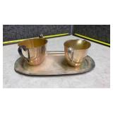 Art Deco Style Tea Set with Tray