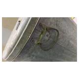 Large Metal Industrial Trash Can