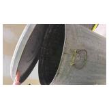 Large Metal Industrial Trash Can