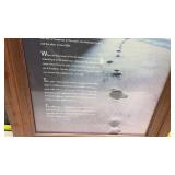 Framed Footprints in the Sand Poem Wall Art