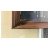 Framed Footprints in the Sand Poem Wall Art